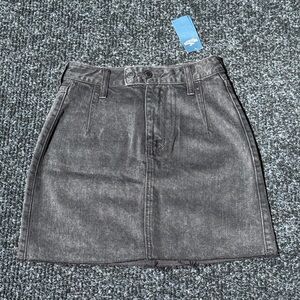 Hollister denim black skirt